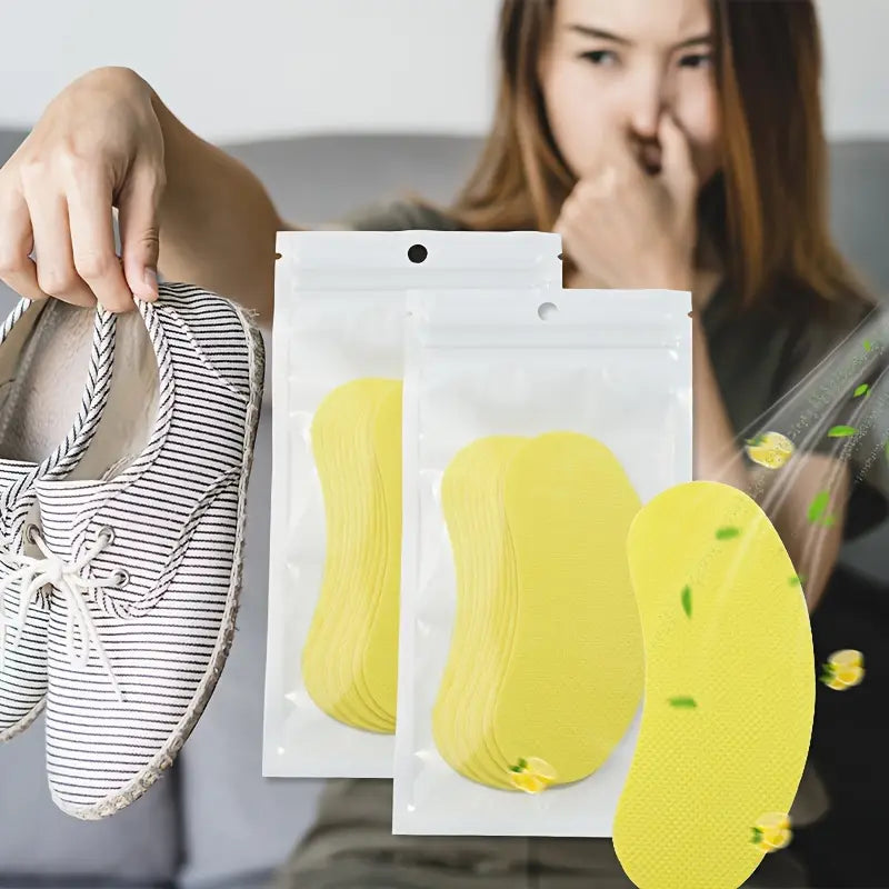 لاصقات إزالة رائحة الأحذية