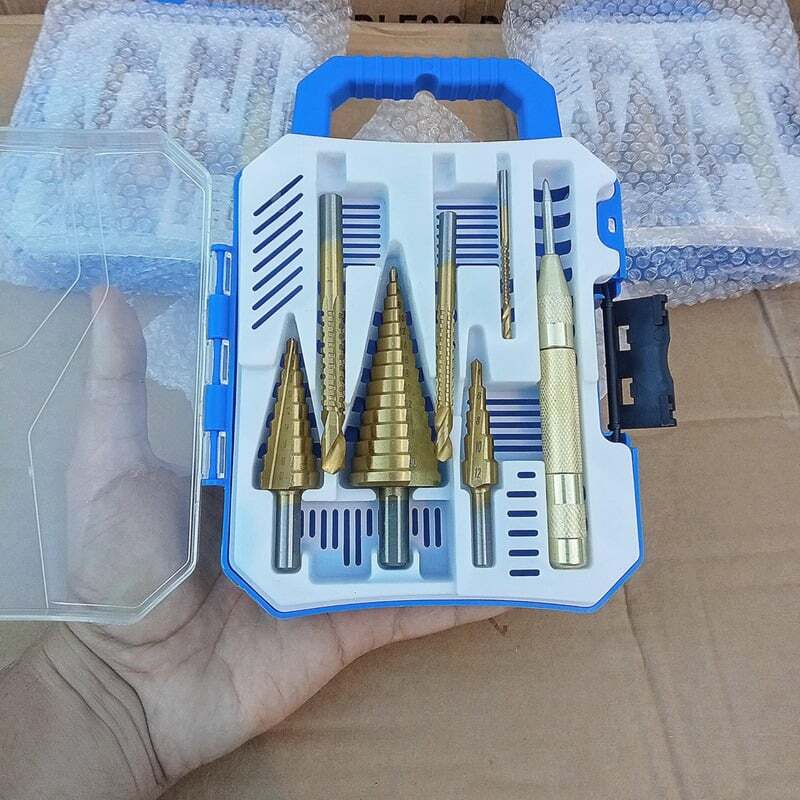 مجموعة أدوات الفولاذ لحفر وثقب وتقطيع المعادن والخشب (7PCs)
