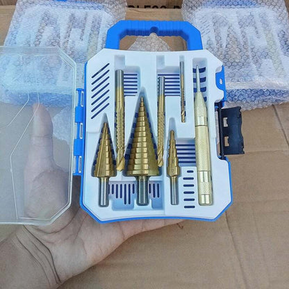 مجموعة أدوات الفولاذ لحفر وثقب وتقطيع المعادن والخشب (7PCs)