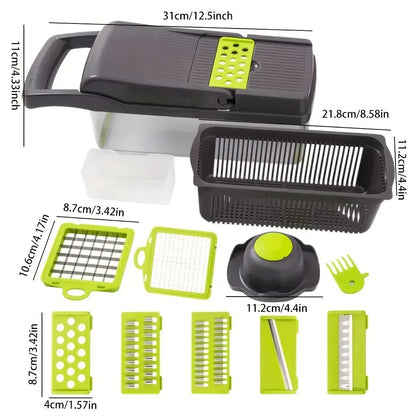 القطاعة veggie slicer الاصلية 16 قطعة