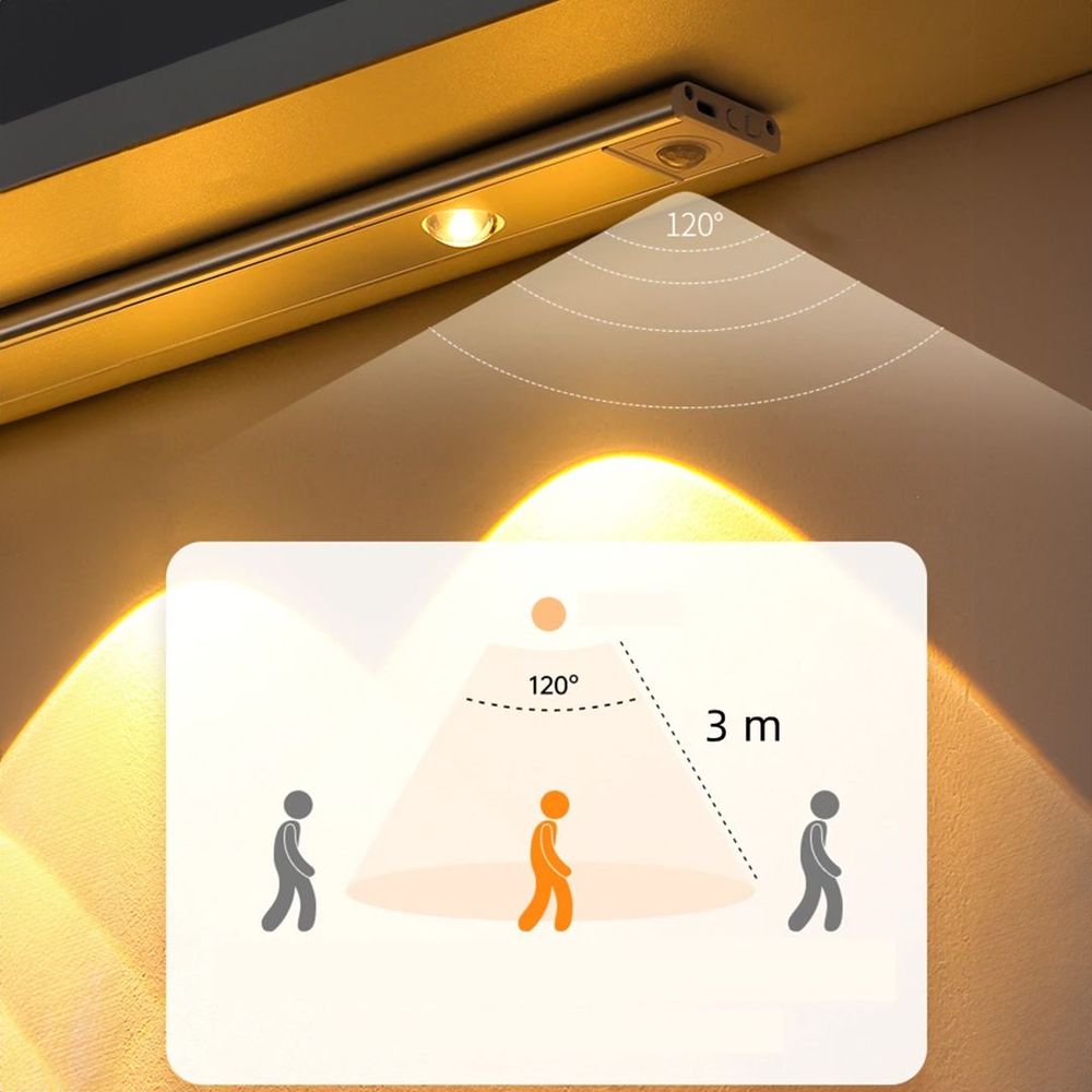 ضوء ليد بعدة أوضاع مع مستشعر للحركة